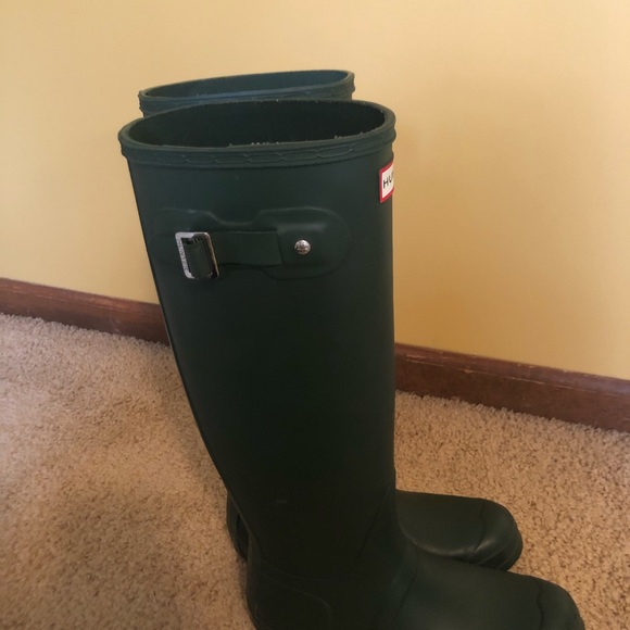 Size 8 Tall Hunter Boots - Matte Hunter Green - Picture 8 of 8